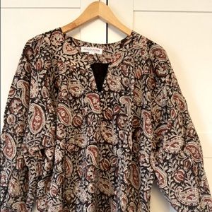 Emerson Fry cotton peasant blouse